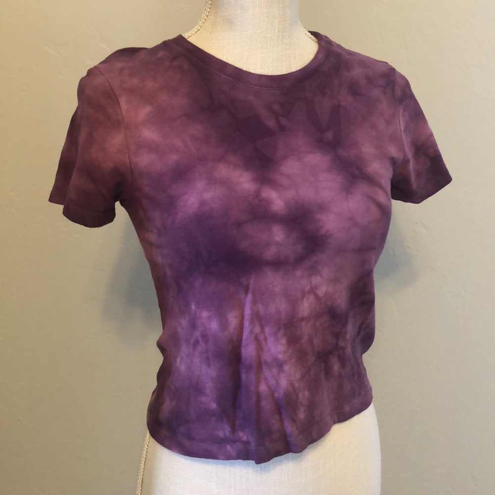 Tie-Dye Cropped T-shirt